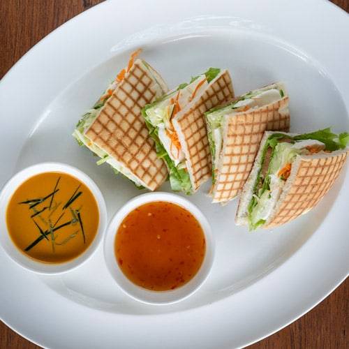 Whole Wheat Pita Sandwich. Paired best with Roasted Sweet Potato